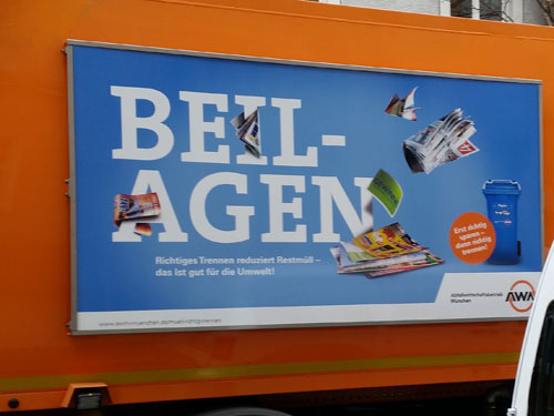 Müll richtig trennen: Beil-agen