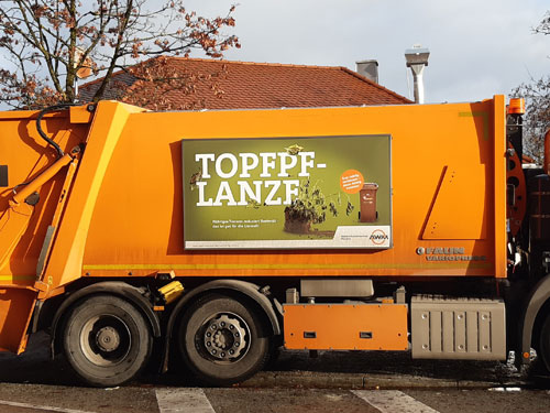 Müll richtig trennen: Topfpf-lanze