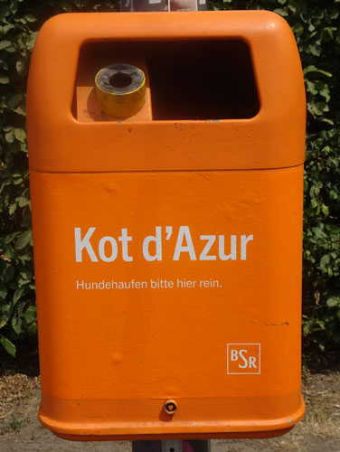 Abfalleimer 'Kot d'Azur'